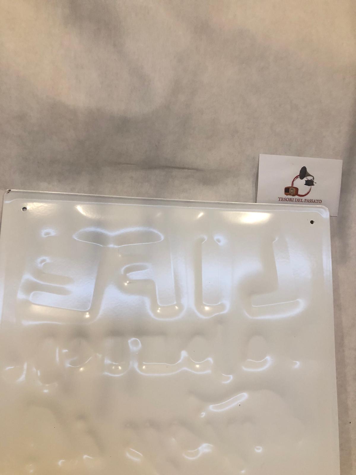 Targa Vintage Volkswagen Van – Insegna Metallo Retrò Hippie – Life is a Journey Enjoy It