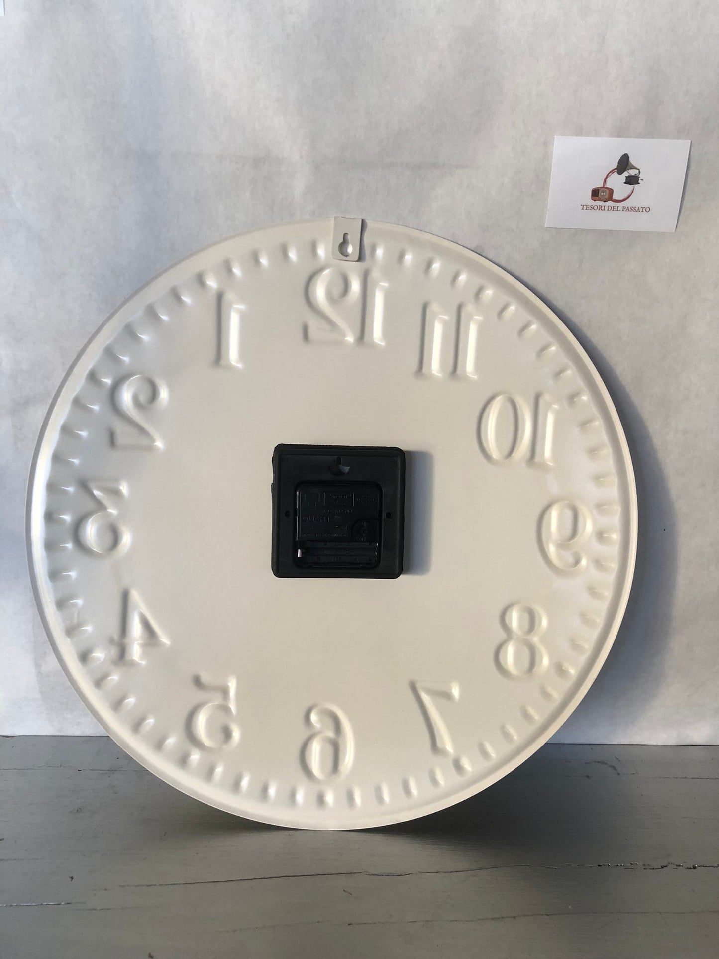 Orologio da Parete Farmer’s Market – Orologio Rustico Shabby Chic con Gallo per Cucina e Taverna