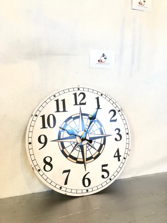 Orologio da parete bussola nautica – Stile marinaro vintage per casa e ufficio
