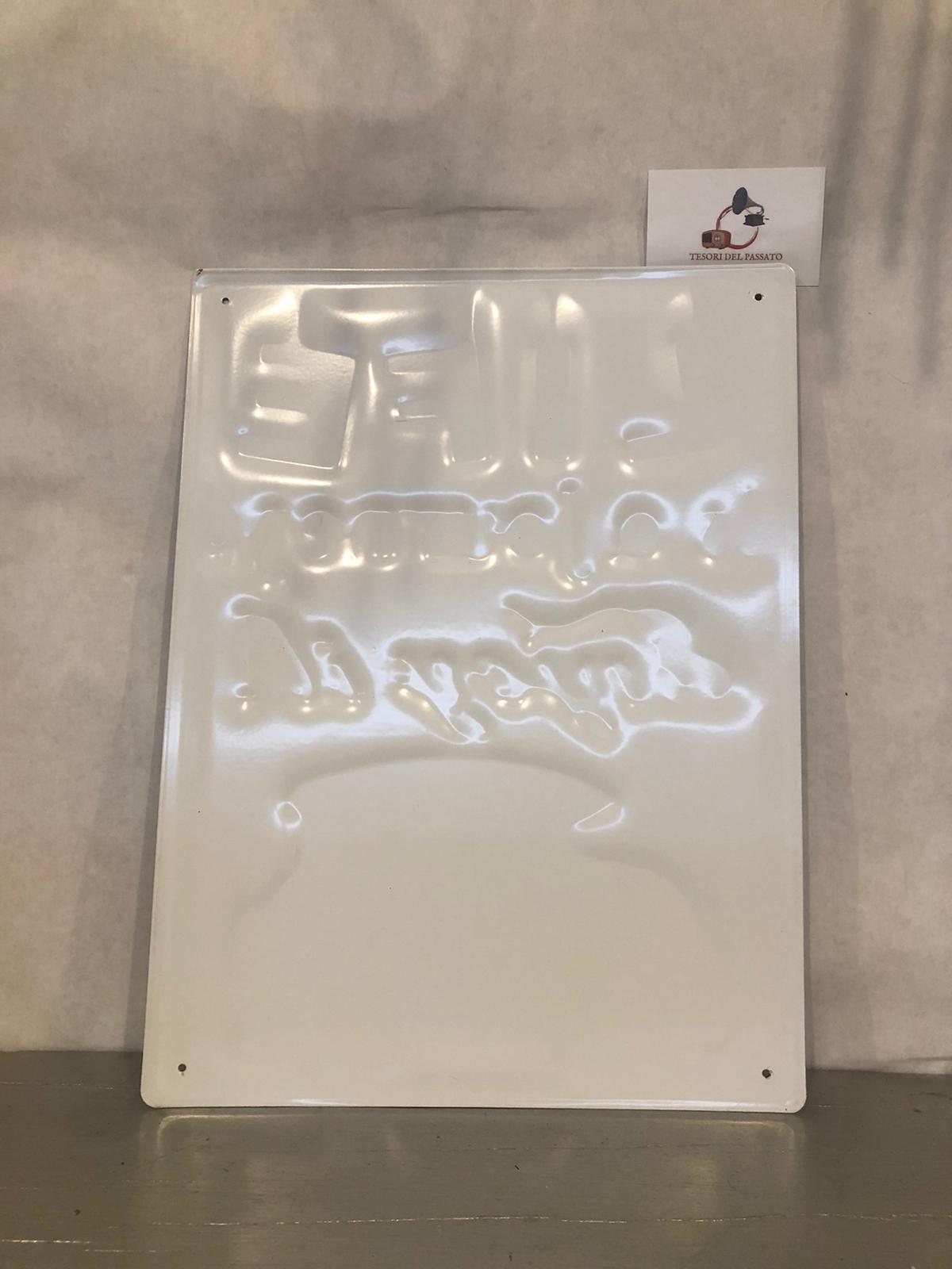 Targa Vintage Volkswagen Van – Insegna Metallo Retrò Hippie – Life is a Journey Enjoy It