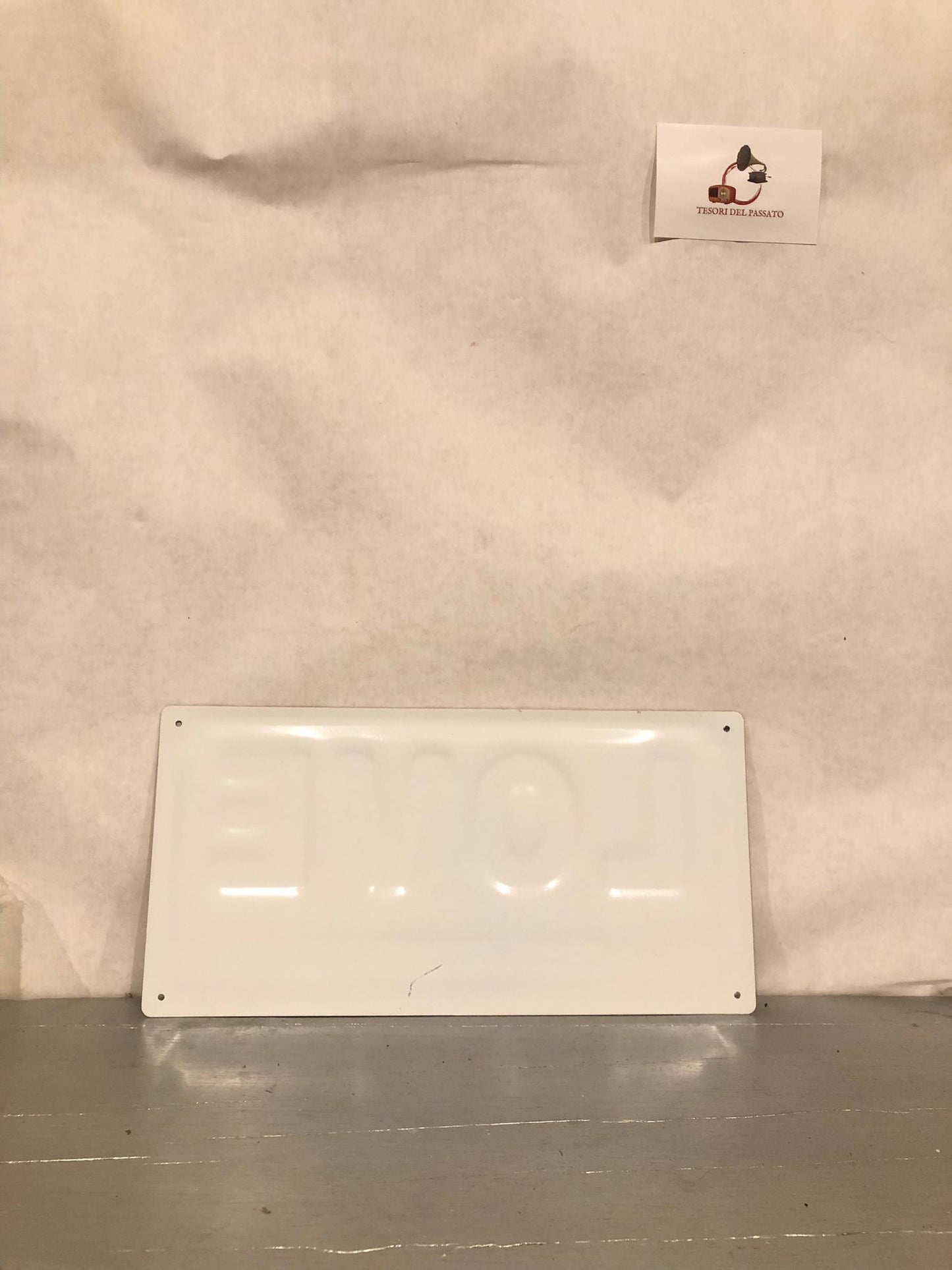 Targa Vintage in Metallo LOVE – Insegna Shabby Chic con Scritta Motivazionale