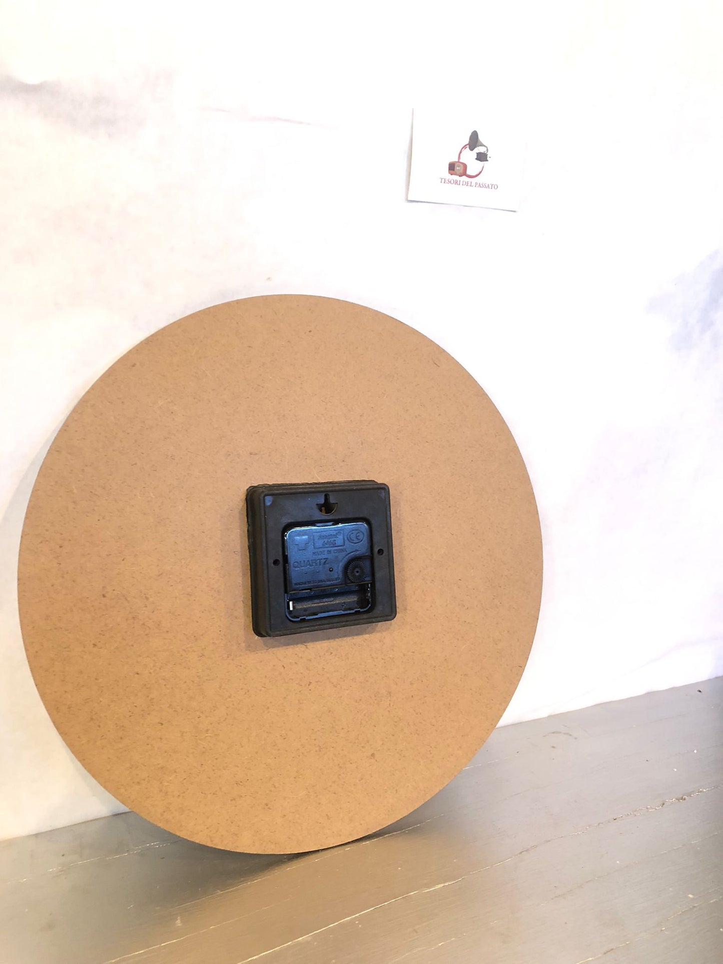 Orologio da Parete Vintage Sauvignon Blanc – Orologio Rotondo in Legno Stile Rustico per Cucina e Taverna