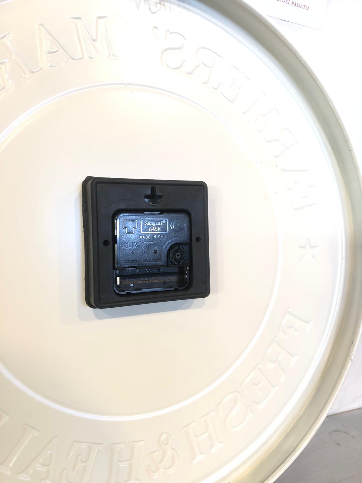 Orologio da Parete Farmer’s Market Fresh Milk – Orologio Rustico Shabby Chic con Mucca per Cucina e Taverna