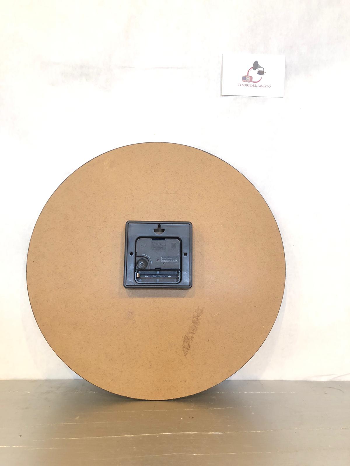 Orologio da Parete Vintage con Barca a Vela – Orologio Rotondo Stile Nautico e Shabby Chic