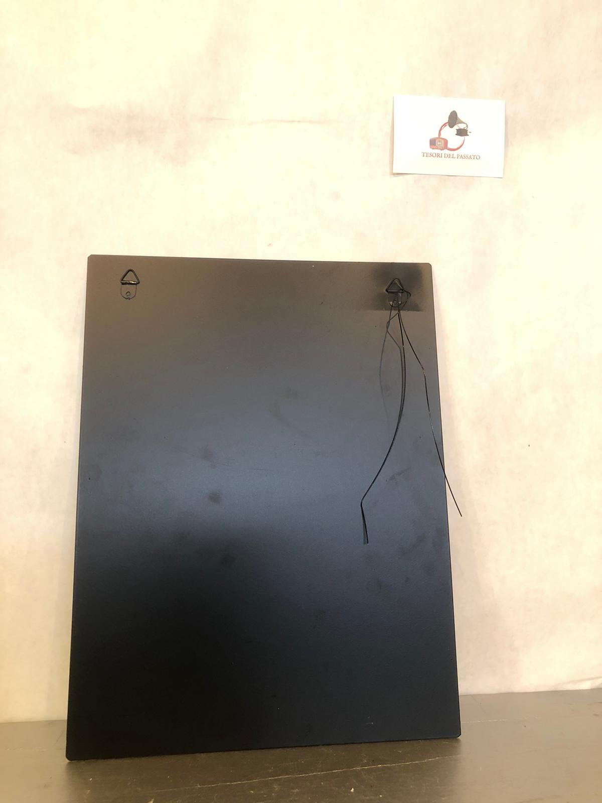 Targa Vintage in Metallo Retrò – Insegna Ville de Paris con Torre Eiffel e Citroën 2CV