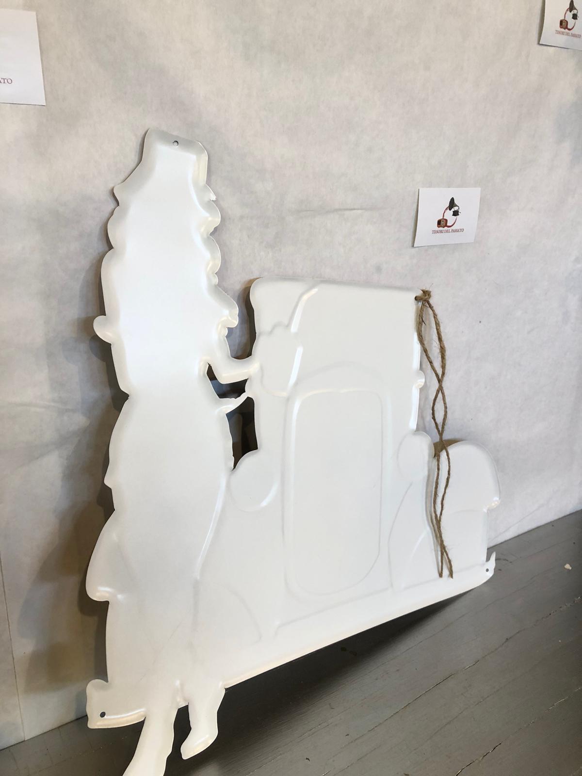 Cartello Pin-Up Hot Rod – Insegna Vintage Auto d’Epoca Retrò