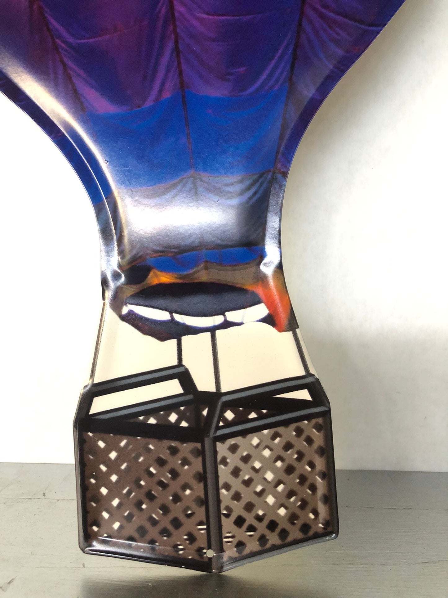 Targa Mongolfiera in Metallo – Pin Up Vintage & Moto – Arredo Bar, Garage e Casa