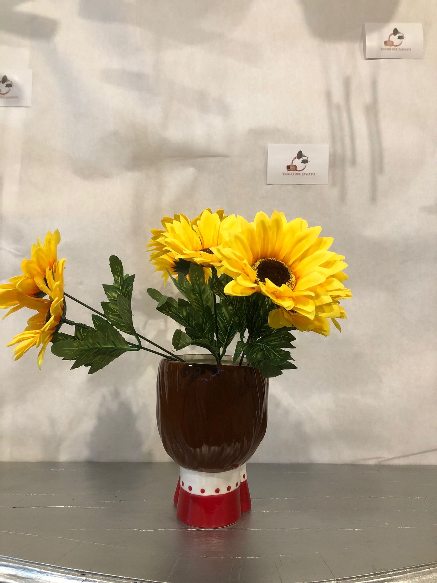 Vaso Volto Donna in Ceramica – Stile Moderno ed Elegante – Decorazione per Casa e Fiori