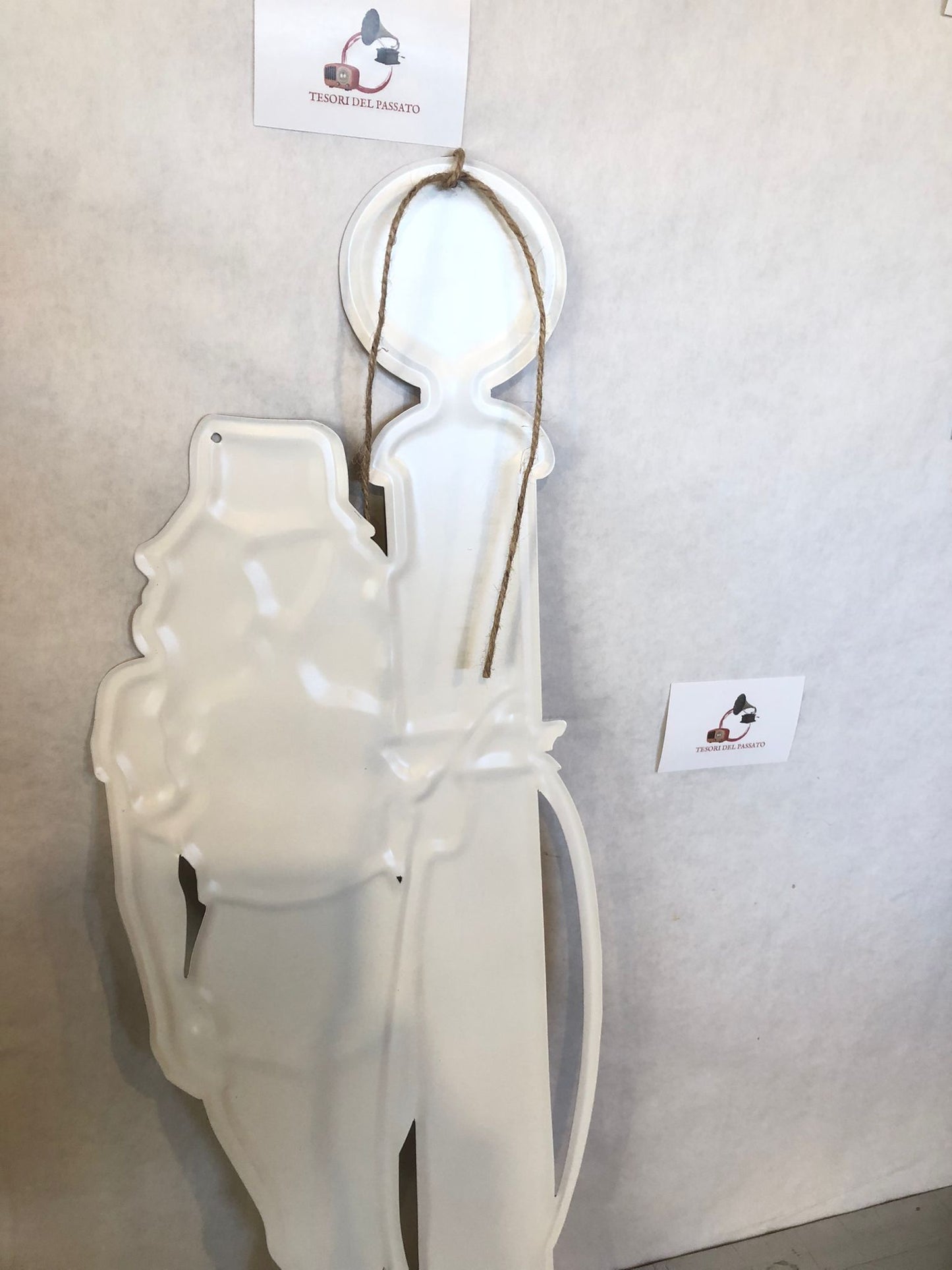 Cartello Pin Up con Pompa di Benzina Vintage – Gasoline Motor Oil Retrò