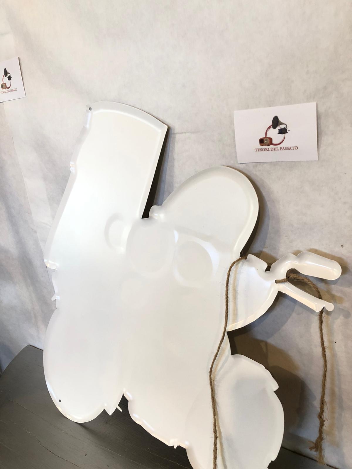 Cartello Moto Custom con Pompa Benzina – Insegna Vintage Retrò Biker